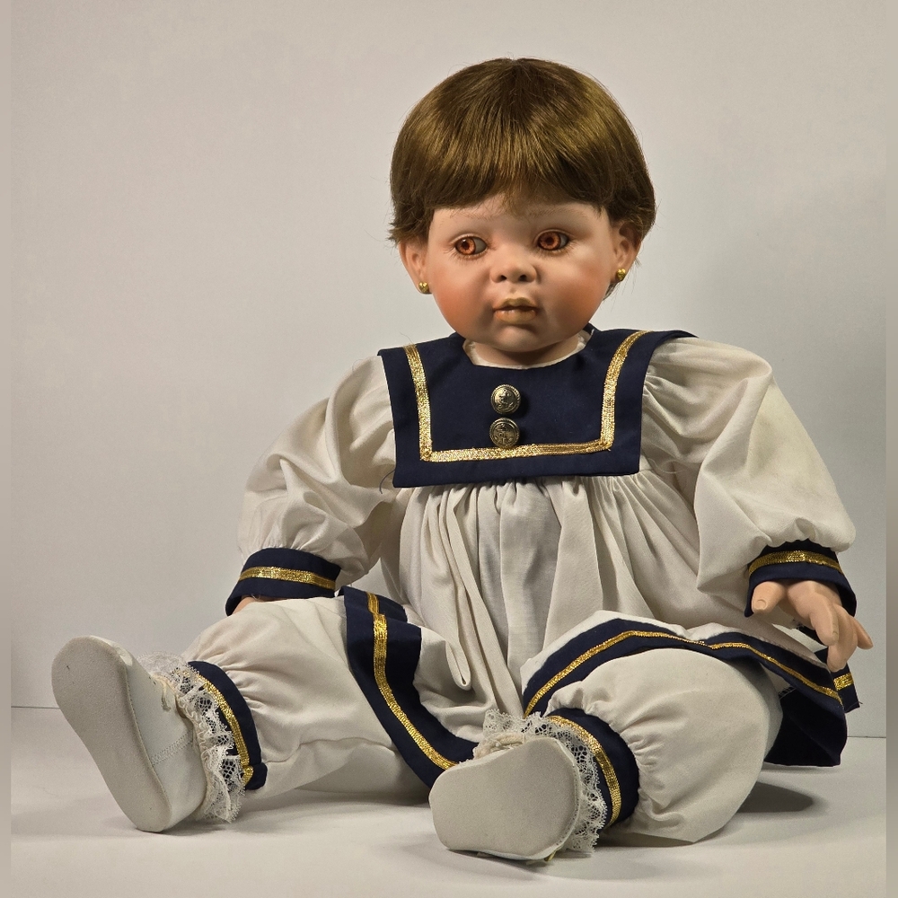 Fayzah Spanos Precious Heirloom Collectible 23” Doll “Jolie”